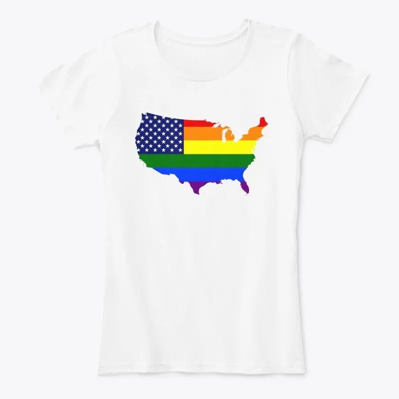 Gay American Pride Shirt - JOMO Pride