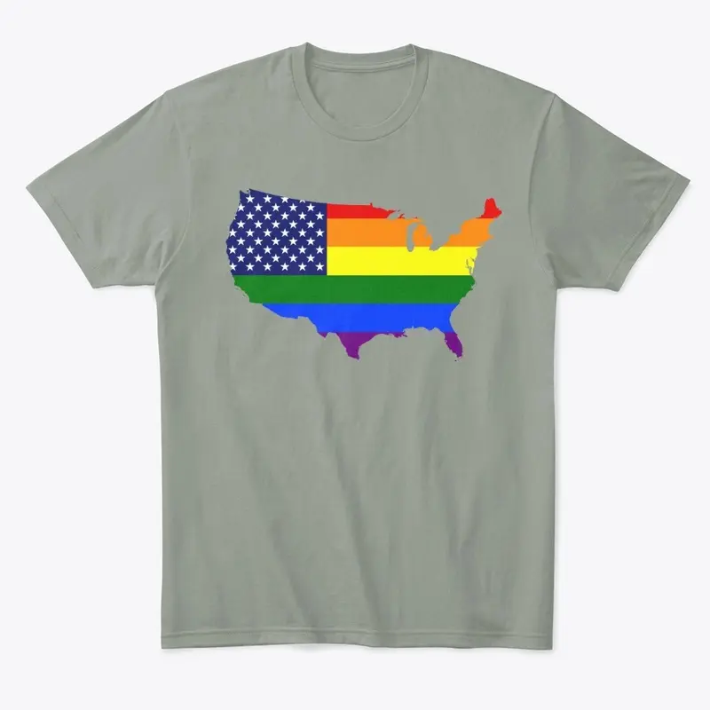 Gay American Pride Shirt - JOMO Pride